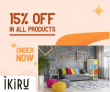 Modern Furniture,Lights and Decor Up to 15% off