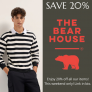 The Bear House: Min. ₹5,999 Spend = 20% OFF