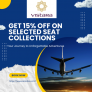 Air vistara- Get 15% Off on Selected Seat Collections