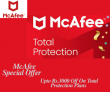 McAfee Special Offer –  Upto Rs.3000 Off On Total Protection Plans