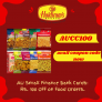 haldiram-AU Small Finance Bank Cards: Rs. 100 OFF on Food Orders.