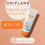 Oriflame – Sunscreens Upto 40% OFF!!