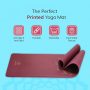 Wiselife tpe Printed 6MM Yoga Mat + Yoga Strap Get Free Coupon Code 43% OFF
