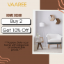 VAAREE – Buy 2 , Get 10% Off