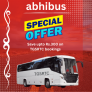 Abhibus – Save upto Rs.300 on TGSRTC bookings