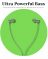 Urban Beats James Bond Silica Neckband Bluetooth Wireless in Ear Earphones with Mic, 30H Playtime and Super Fast Charging, Environmental Noise Cancellation, Calling and IPX5 Water Resistant (Green)