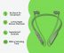 Urban Beats James Bond Silica Neckband Bluetooth Wireless in Ear Earphones with Mic, 30H Playtime and Super Fast Charging, Environmental Noise Cancellation, Calling and IPX5 Water Resistant (Green)