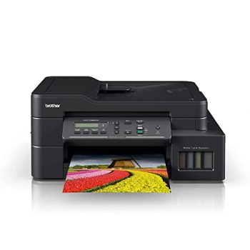 Brother DCP-T820DW – Wi-Fi & Auto Duplex Color Ink Tank Multifunction (Print, Scan & Copy) All in One Printer for Home & Office