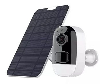 TECHDASH® Full HD 1080P Home Security CCTV IP Wireless WiFi IP66 Waterproof Camerawith 60 Days Battery Backup ,Night Vision, Two Way Audio, Smart Motion Detection ,Solar Battery Powered