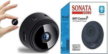 SONATA GOLD Mini Spy Magnet Camera WiFi Hidden Camera Wireless HD 1080P Indoor Home Small Spy Cam Security Cameras Nanny Cam Built-in Battery with Motion Detection Night Vision