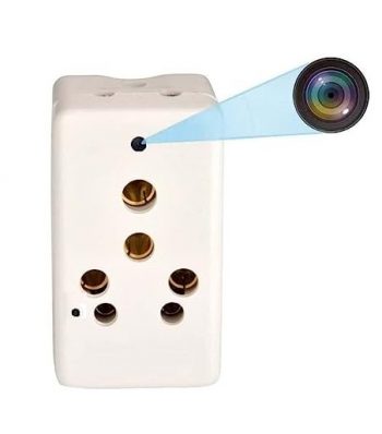 FREDI HD PLUS Mini WiFi Hidden Cameras in 3 Pin Multi Plug Camera,Inbuilt 64GB SD Card Spy Cameras with Audio and Video Live Feed WiFi Motion Detection,1080P Nanny Cams Wireless with Cell Phone App