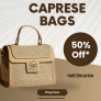 Half the price | Flat 50% Off on all  Caprese Bags !
