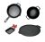 KnobON 7 Layer Pre-Seasoned Cast Iron Cookware Set + Free Mini Grill Pan Upto 25% OFF Coupon Code & Updated Discount List On Amazon