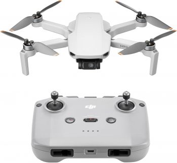 DJI Mini 4K Drone – 4K UHD Camera, 3-Axis Gimbal, Under 249g, 10km HD Transmission, 31-Min Flight, Wind Resistant