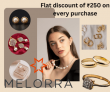 Melorra Enjoy a flat discount of ₹250 on every purchase