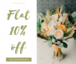 FNP Flat 10% off on flower bunches