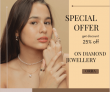 get 25% off on Diamond Jewellery