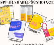 GUSH || FIND YOUR SPF MATCH WITH OUR GUSHABLE SUN RANGE