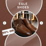 Egle Brown Slip-On Formal shoes with Perforated Leather Upper 50% off