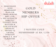 GOLD MEMBERSHIP OFFER