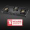 Hindware ALVERIO 3 Burner Glass Gas Stove