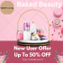 BAKED BEAUTY -70% off on Makeup products