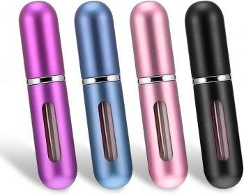 Ideal Swan 4pcs Refillable Perfume Atomizer Mini Bottles Upto 76% OFF Coupon Code & Updated Discount List On Amazon