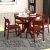 BAGARI ARTS Premium Wooden Round Dining Table