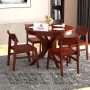 BAGARI ARTS Premium Wooden Round Dining Table