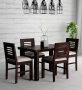 8. Porash Furniture™ Sheesham Wood Wooden Dining Set 4 Seater