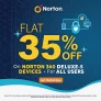 Flat 35% OFF On Norton 360 Deluxe 5 Devices For All Users