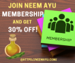 Neem Ayu Offer For Membership Get 30 Off