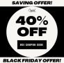 EnjoyBlack day offer Flat 40% OFF today.