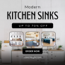 Moglix offer Get upto 70% off on Kitchen Sinks.