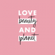 Love beauty and planet