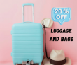 peter england: Get up to 20% on luggage and bags.