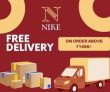 Nike Get Free Shipping On Order Above 1400/-