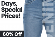 Get Your Numero Uno Men’s Mid Blue Jeans In 60% Off