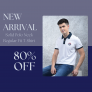 Mega Sale –  Solid Polo Neck Regular Fit T-Shirt – 50% OFF