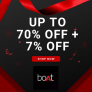 boAt Storm Sale – Up To 70% Off + 7% Off