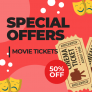 Bookmyshow-50 % Off on  Movie Tickets