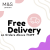 Marks & Spencer-Free Delivery on Orders Above ₹1499
