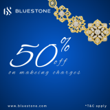 Bluestone Coupons-Up To 50% Off On Making Charges