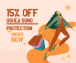 OSHEA 15% off all Sun Protection use Festive Season Offers