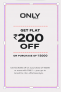 Only India-Get flat ₹200 Off on purchase of ₹5000