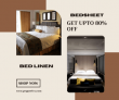 Get upto 80%off on bedsheet and bedlinen