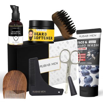 Rubab Men Complete 7-in-1 Beard Kit for Men  Upto 45% OFF Coupon Code & Updated Discount List On Amazon
