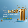 Use Code SHARK11 Order Above 8,999 Rs. Get Flat Extra 11% Off
