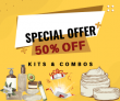 Kits & Combos – Upto 40% Off + Extra 10% Off + Free Gift