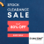 Flat 80% Off : Stock Clearance Sale (Additional 5% Discount)